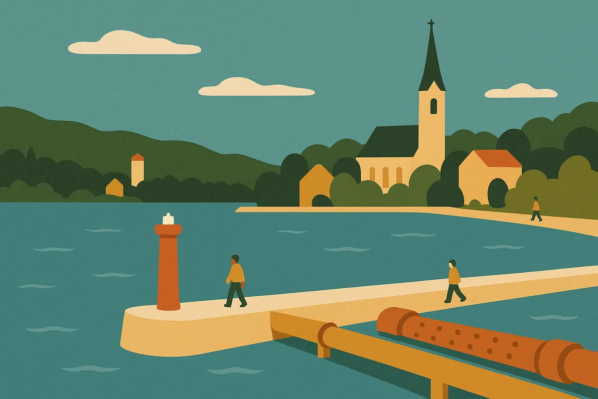 Leben am Wasser: der Hafen von Bregenz am Bodensee. Küsten und Ufer sind attraktive Lebensräume – und zugleich die verwundbarsten.