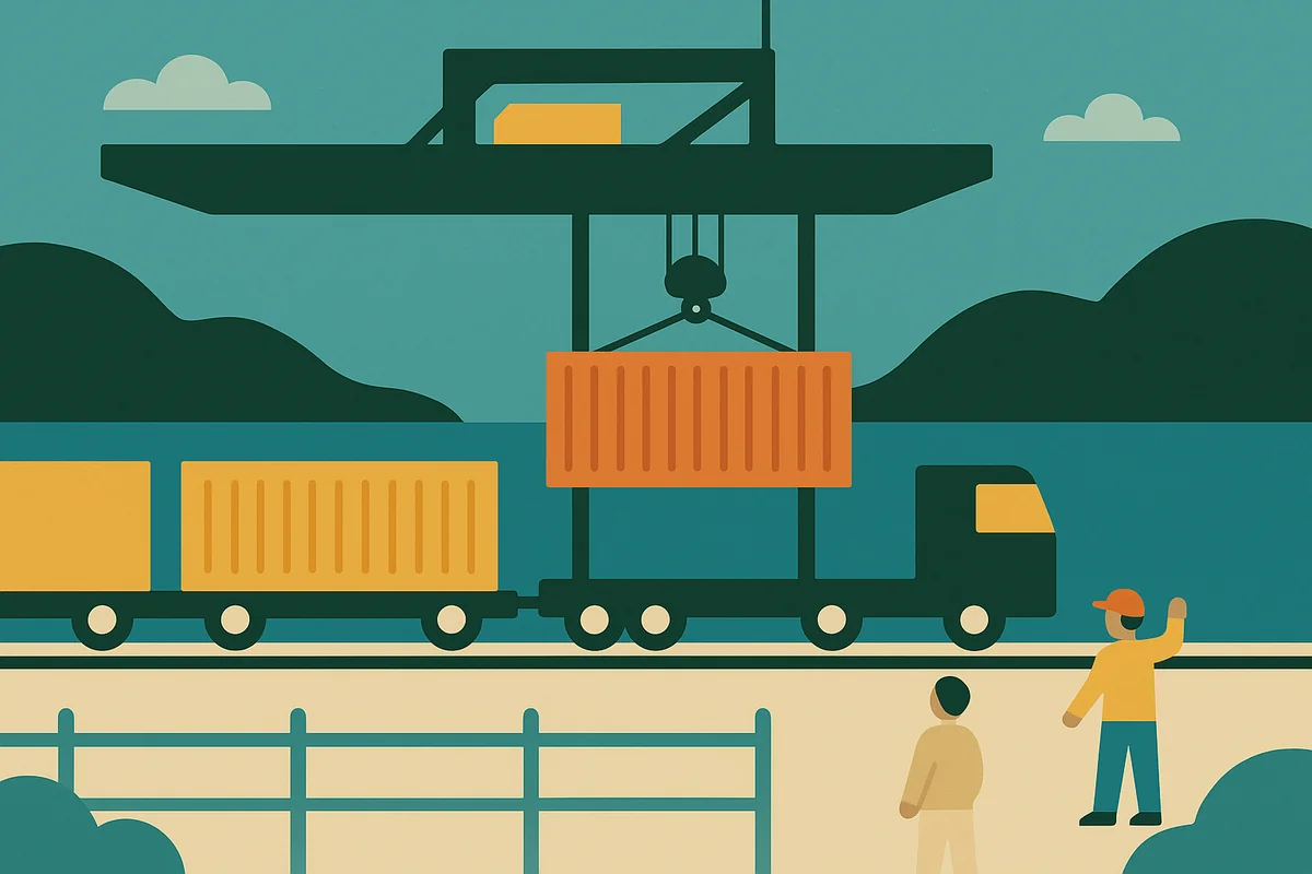 Güterterminal Wolfurt: Hier wechseln Container zwischen Bahn und LKW – Vorarlbergs Tor zum europäischen Schienennetz.